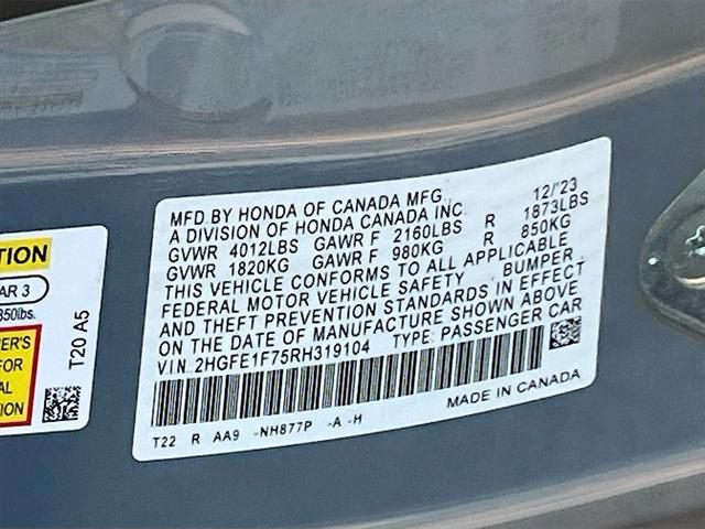 Photo of 2024 Gray Honda Civic