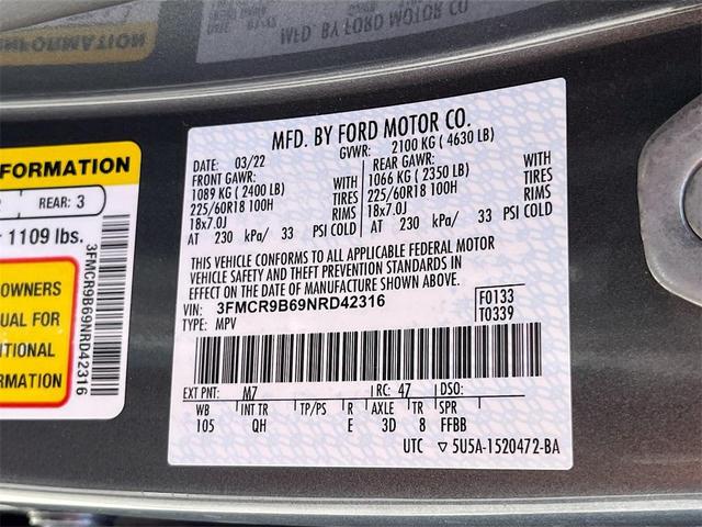 Photo of 2022 Gray Ford Bronco Sport