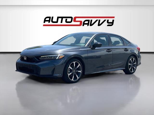 Photo of 2025 Solar Silver Metallic Honda Civic Hybrid