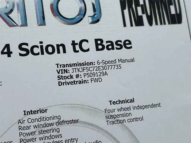 Photo of 2014 Magnetic Gray Metallic Scion tC