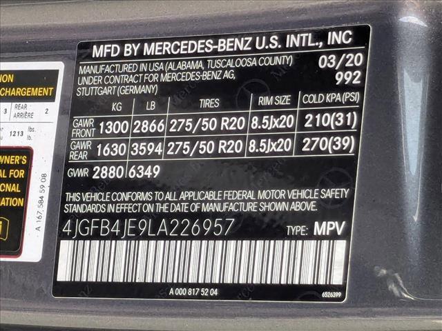 Photo of 2020 Selenite Grey Metallic Mercedes-Benz GLE 350