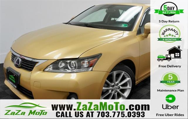 Photo of 2011 Daybreak Yellow Mica Lexus CT 200h