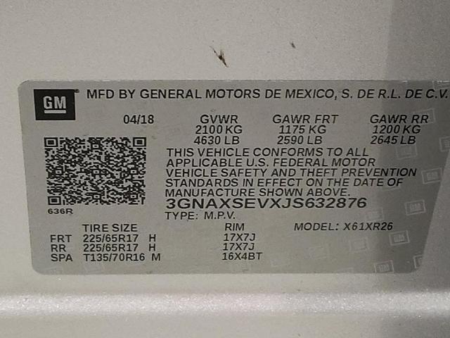 Photo of 2018 Silver Ice Metallic Chevrolet Equinox