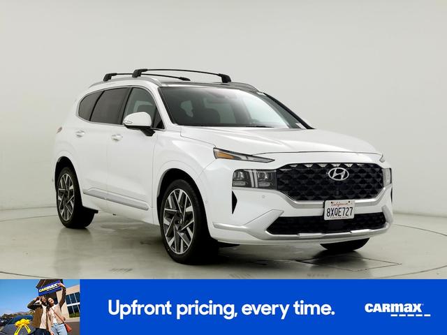 Photo of 2022 White Hyundai SANTA FE