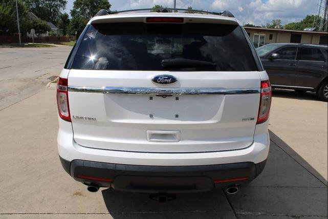Photo of 2015 White Platinum Metallic Tri-Coat Ford Explorer