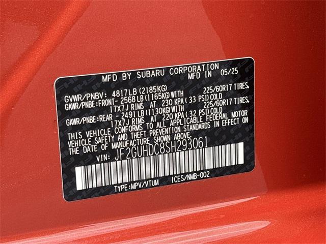 Photo of 2025 Sun Blaze Subaru Crosstrek