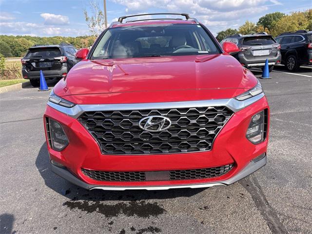 Photo of 2020 Calypso Red Hyundai SANTA FE
