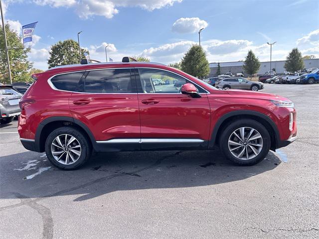 Photo of 2020 Calypso Red Hyundai SANTA FE