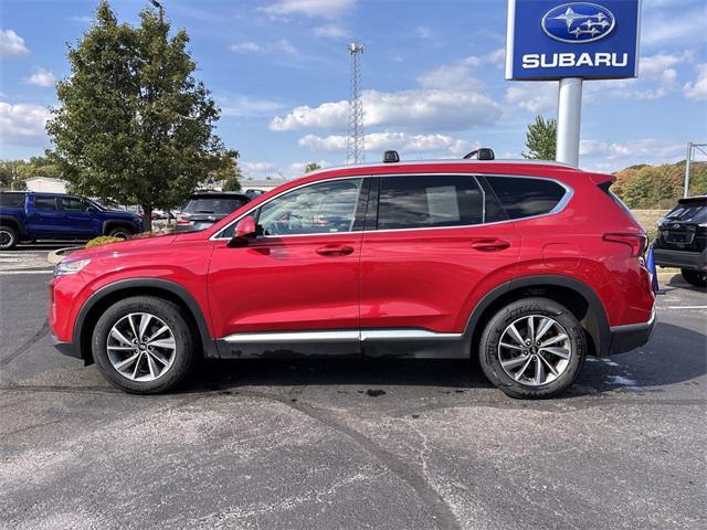 Photo of 2020 Calypso Red Hyundai SANTA FE