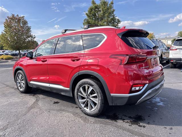 Photo of 2020 Calypso Red Hyundai SANTA FE