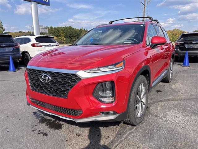 Photo of 2020 Calypso Red Hyundai SANTA FE