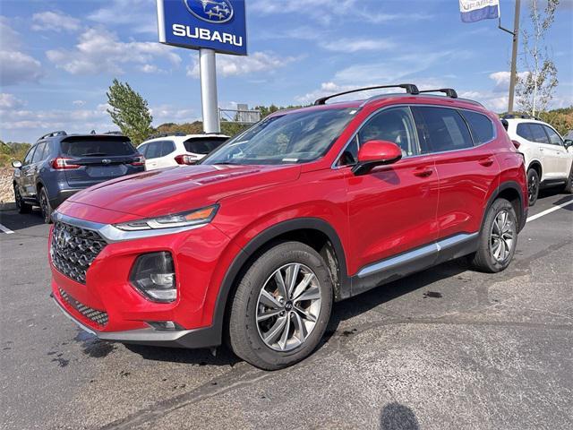 Photo of 2020 Calypso Red Hyundai SANTA FE
