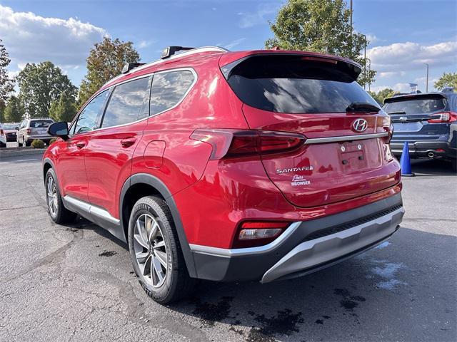 Photo of 2020 Calypso Red Hyundai SANTA FE