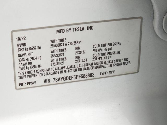 Photo of 2023 Pearl White Multi-Coat Tesla Model Y