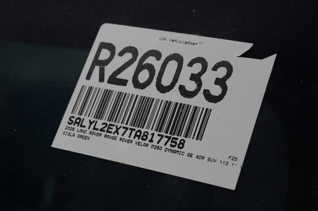Photo of 2026 Giola Green Metallic Land Rover Range Rover Velar