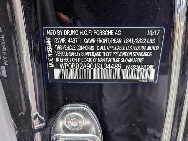 Photo of 2018 Jet Black Metallic Porsche 911