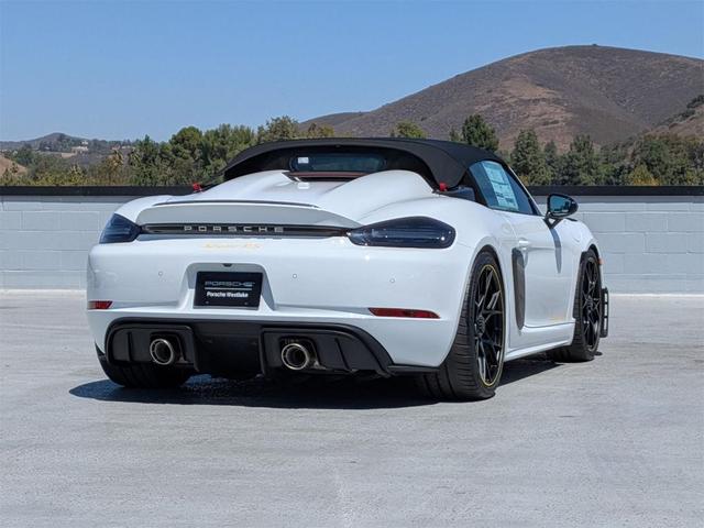 Photo of 2025 White Porsche 718 Spyder