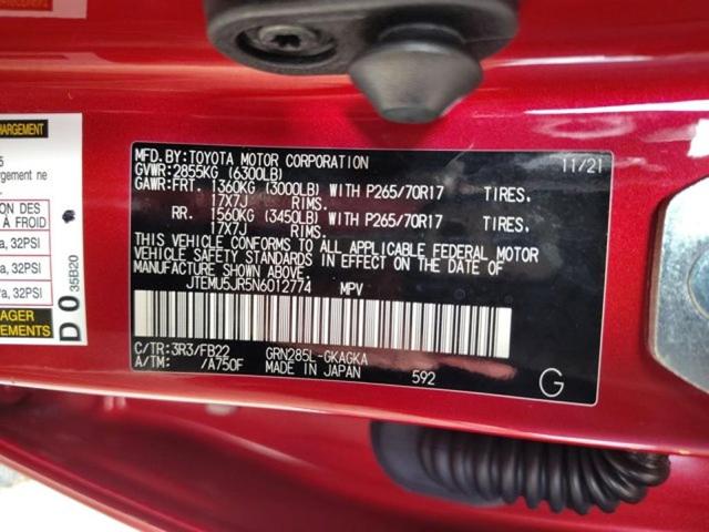 Photo of 2022 Barcelona Red Metallic Toyota 4Runner