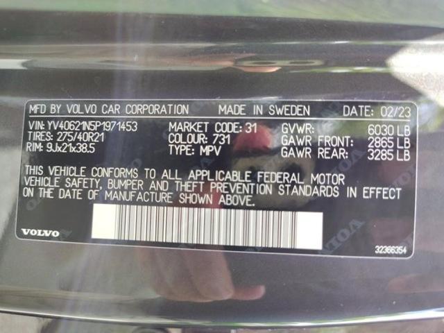 Photo of 2023 Platinum Grey Metallic Volvo XC90