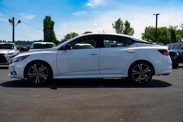 Photo of 2021 Aspen White Tricoat Nissan Sentra