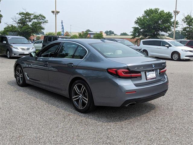 Photo of 2021 Bluestone Metallic BMW 530