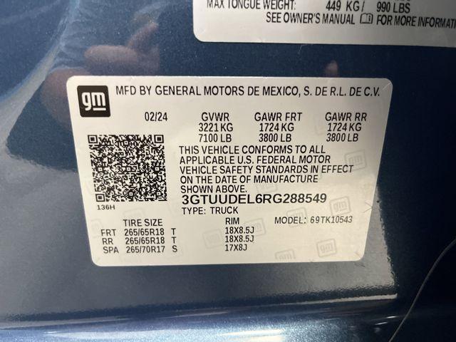 Photo of 2024 Metallic GMC Sierra 1500
