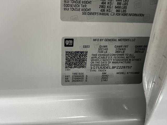 Photo of 2023 White Frost Tri-Coat GMC Sierra 1500