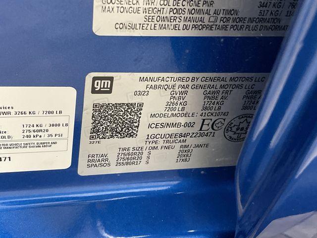 Photo of 2023 Glacier Blue Metallic Chevrolet Silverado 1500