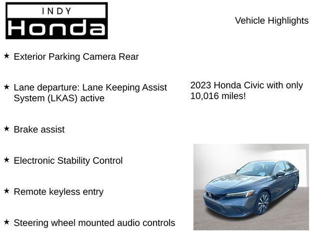 Photo of 2023 Meteorite Gray Metallic Honda Civic