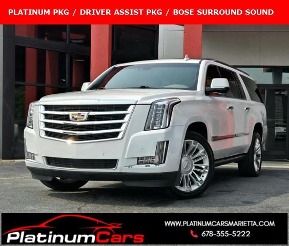 Photo of 2019 Crystal White Tri-Coat Cadillac Escalade ESV