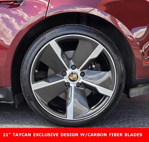 Photo of 2021 Cherry Metallic Porsche Taycan