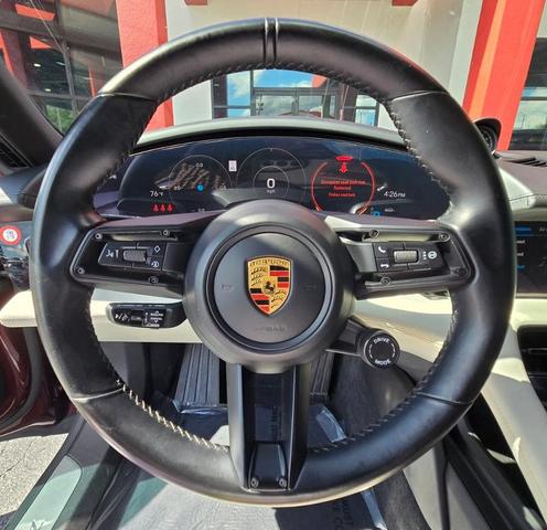 Photo of 2021 Cherry Metallic Porsche Taycan