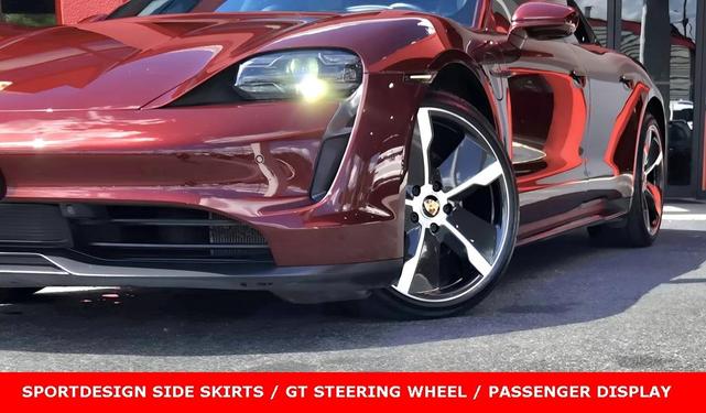 Photo of 2021 Cherry Metallic Porsche Taycan