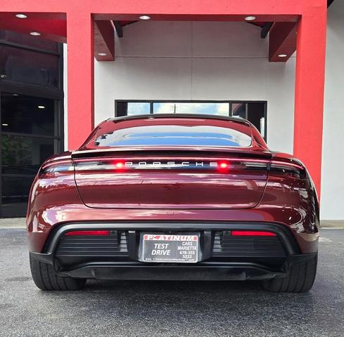 Photo of 2021 Cherry Metallic Porsche Taycan