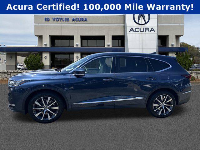Photo of 2025 Canyon River Blue Metallic Acura MDX