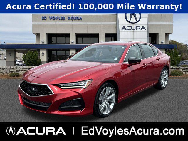 Photo of 2021 Performance Red Pearl Acura TLX