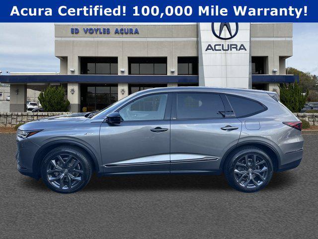 Photo of 2023 Liquid Carbon Metallic Acura MDX