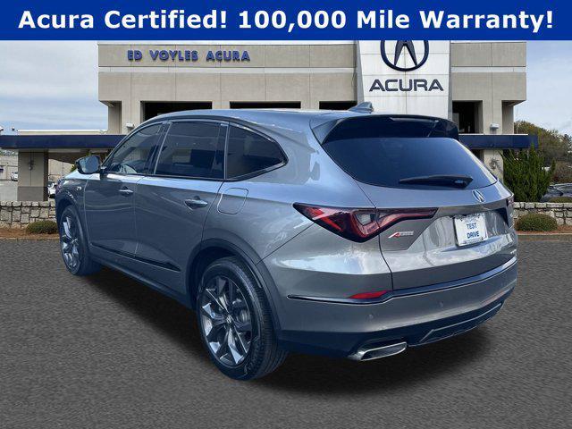 Photo of 2023 Liquid Carbon Metallic Acura MDX