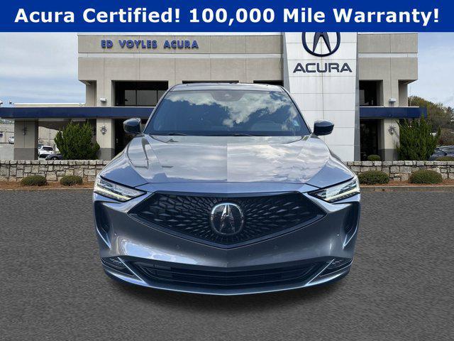 Photo of 2023 Liquid Carbon Metallic Acura MDX