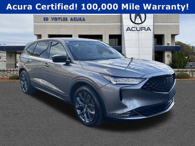 Photo of 2023 Liquid Carbon Metallic Acura MDX