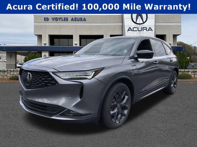 Photo of 2023 Liquid Carbon Metallic Acura MDX
