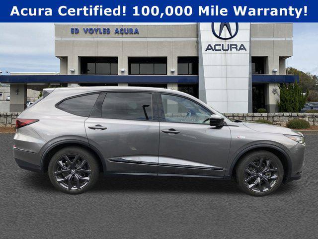 Photo of 2023 Liquid Carbon Metallic Acura MDX