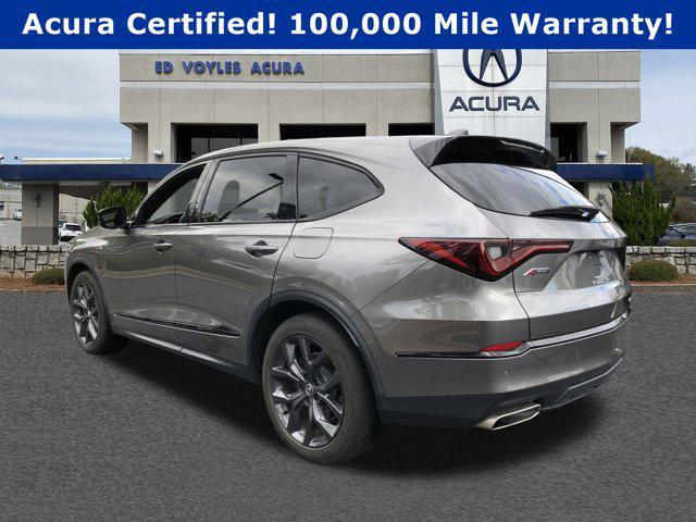 Photo of 2023 Liquid Carbon Metallic Acura MDX