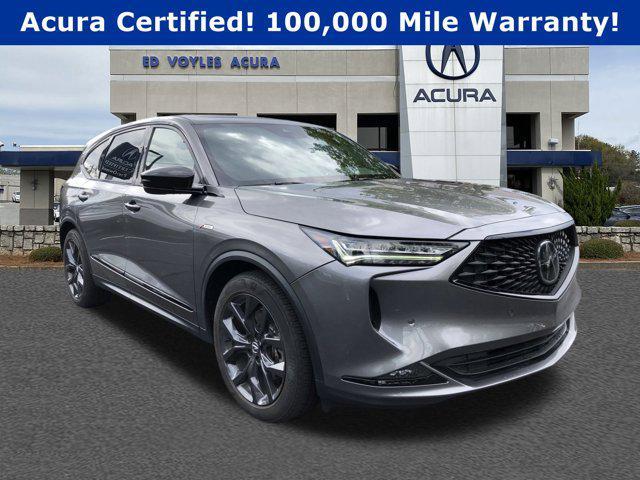 Photo of 2023 Liquid Carbon Metallic Acura MDX
