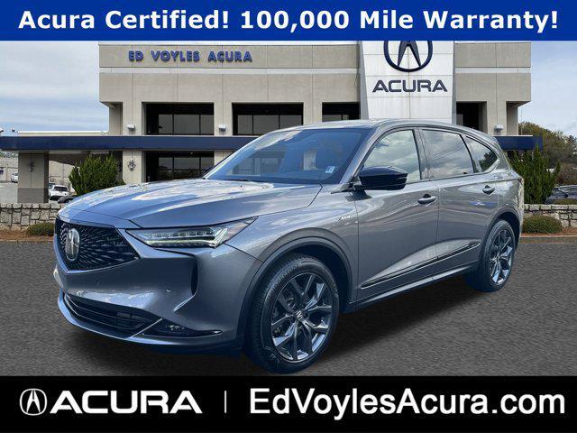 Photo of 2023 Liquid Carbon Metallic Acura MDX