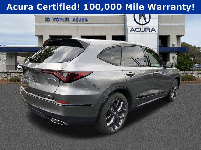 Photo of 2023 Liquid Carbon Metallic Acura MDX