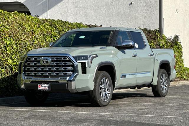 Photo of 2025 Light Green Toyota Tundra Hybrid