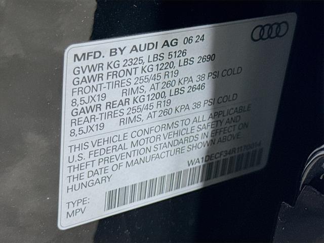 Photo of 2024 Black Metallic Audi Q3