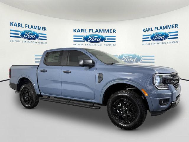 Photo of 2025 Azure Gray Metallic Tri-Coat Ford Ranger