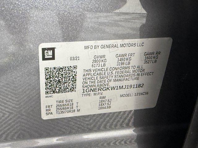 Photo of 2021 Satin Steel Metallic Chevrolet Traverse